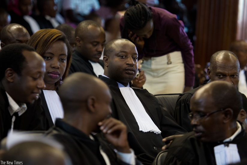 Lawyers at a past event. / File