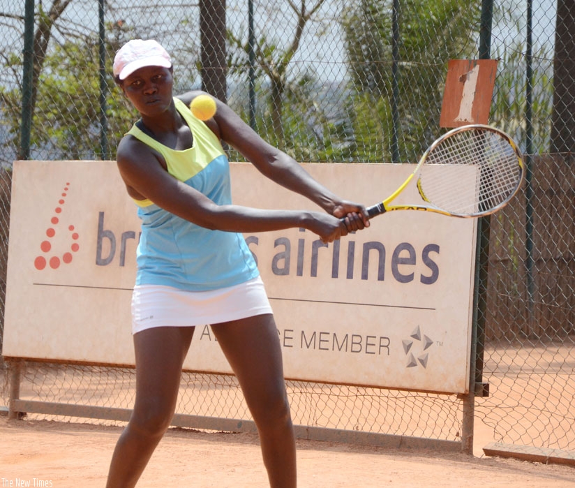 Rwanda's No. 1 Meganne Ingabire will be the firm favourite to win the Women's Singles title. (S. Ngendahimana)