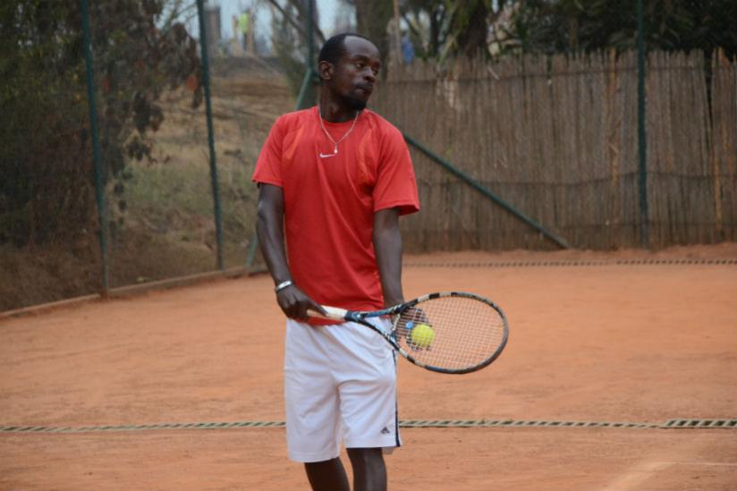 Habiyambere takes on Kenya's Ibrahim Kibet today in the second round of the Rwanda Tennis Open. / File