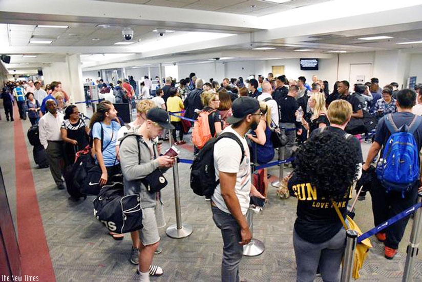 Many people travel overseas in search for greener pastures. 