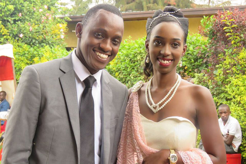 Elvis Nibomari and his wife, Liliane Umukobwa. / Courtesy