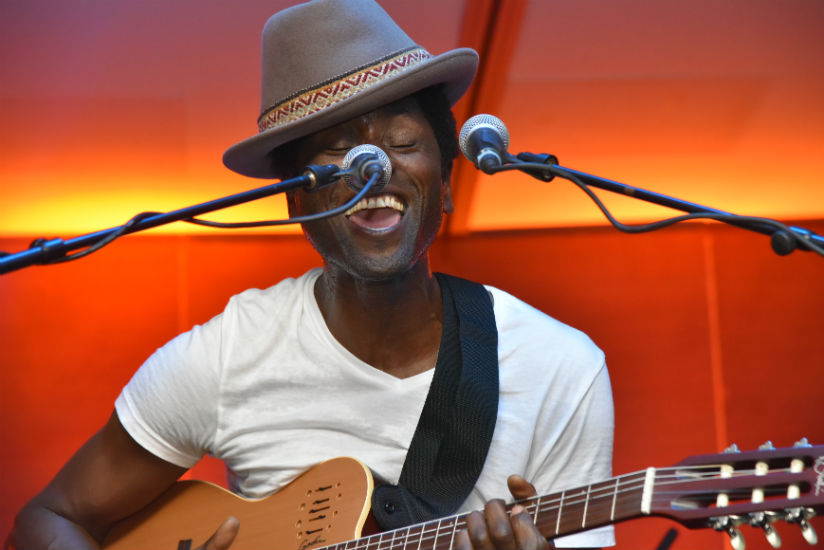 Keziah Jones treated people to the modern African music, Blufunk. / Courtesy