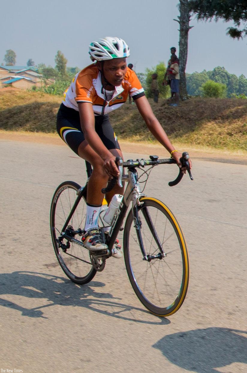 Beatha Ingabire will compete in the Elite Women's Road Race at the UCI-World Championships in Doha. (Faustin Niyigena)