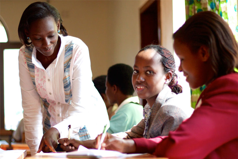 Students during a lecture. / Courtesyrn