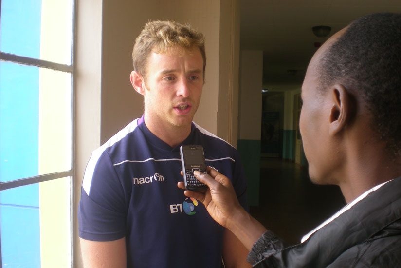 Scotland 7s team captain Scott Wight speaks to Saturday Sport on Thursday. / Stephen Kalimba.