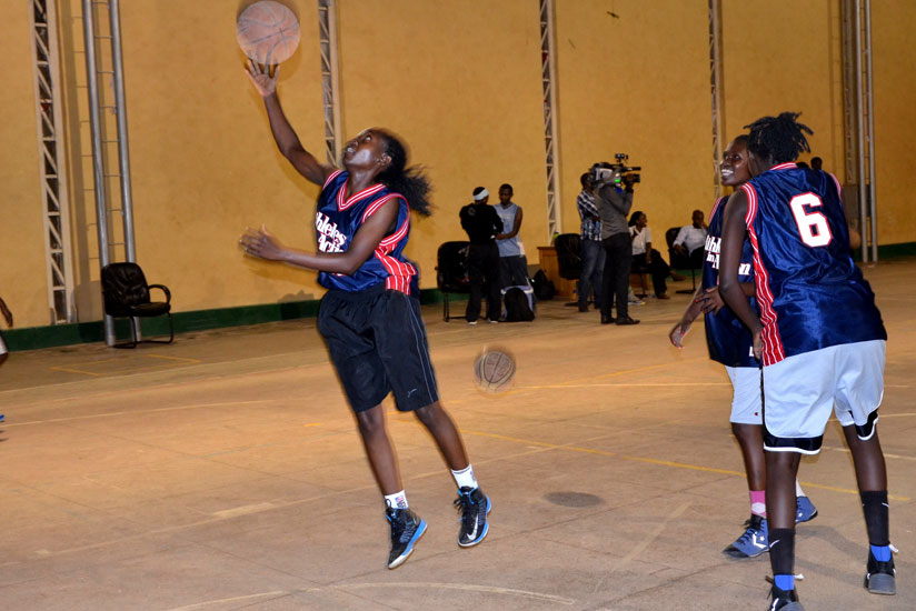 Ubumwe players during a training session in Kigali. The  2015 league champions take on JKT Stars in the third game today. / Sam Ngendahimana