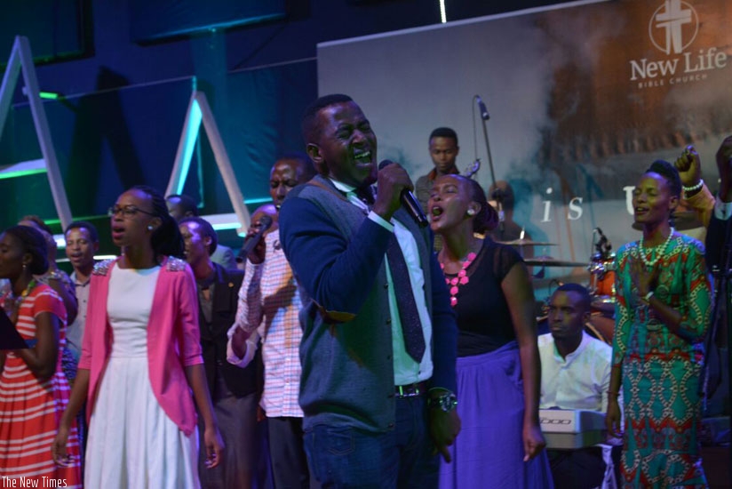 Gisubizo Ministry performed during the concert.