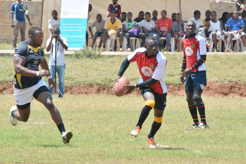 Debutants Resilience (red) will be aiming to make history when they take on Thousand Hills in the rugby league final. (S. Kalimba)