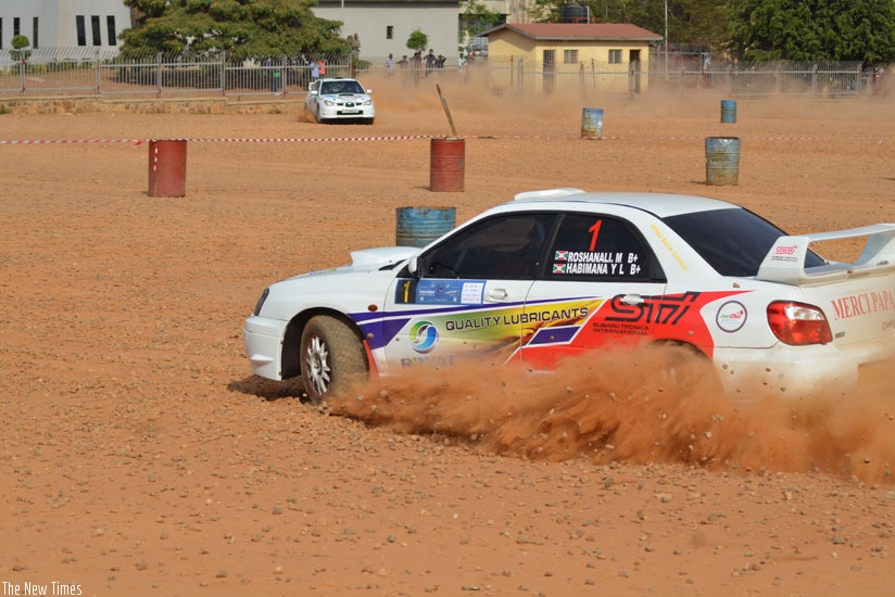 Reigning national champion Roshanali Mohamed will headline the field for the Huye rally. (Nadege Imbabazi)
