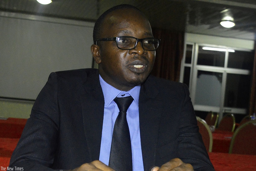 TROCAIRE country Director addresses media (Sam Ngendahimana)