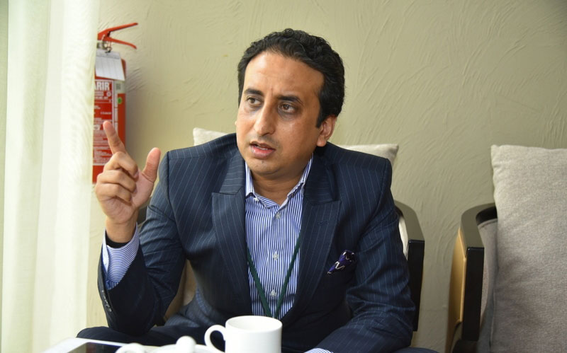 Chaudhary Group ED Rahul Chaudhary. / Julius Bizimungu