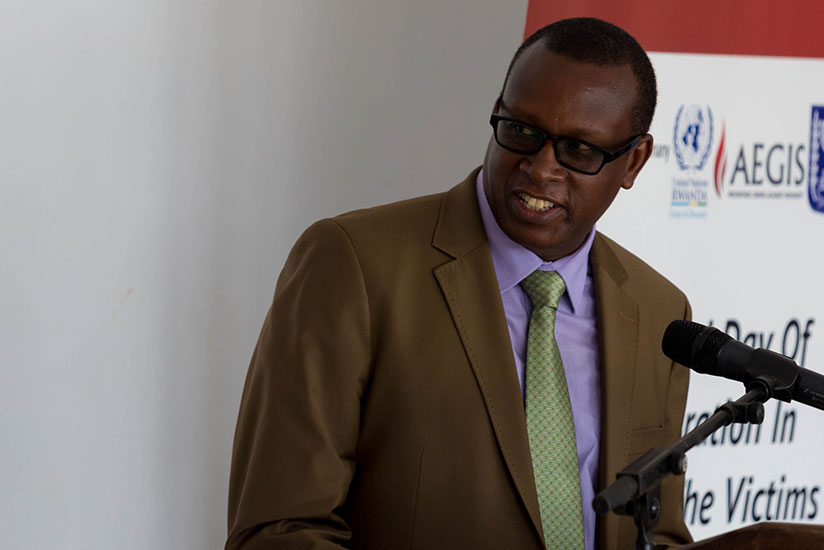 Dr Bizimana says France is trying to avoid its responsibility for the 1994 Genocide against the Tutsi. / Timothy Kisambira