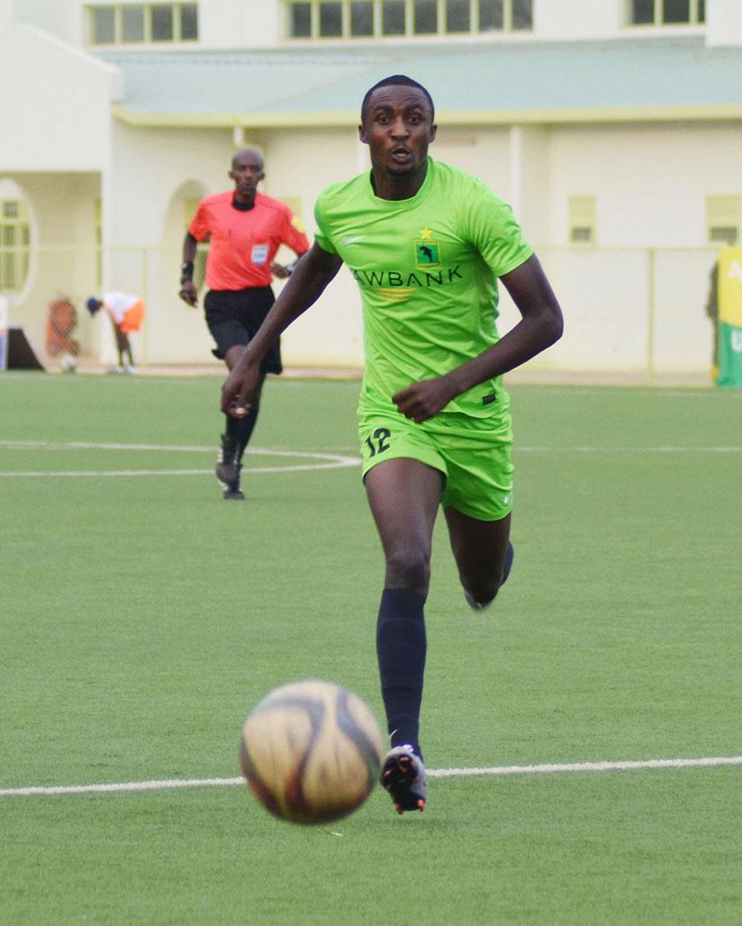 Sugira won the award after scoring three times in three games for his new Congolese side. / Sam Ngendahimana