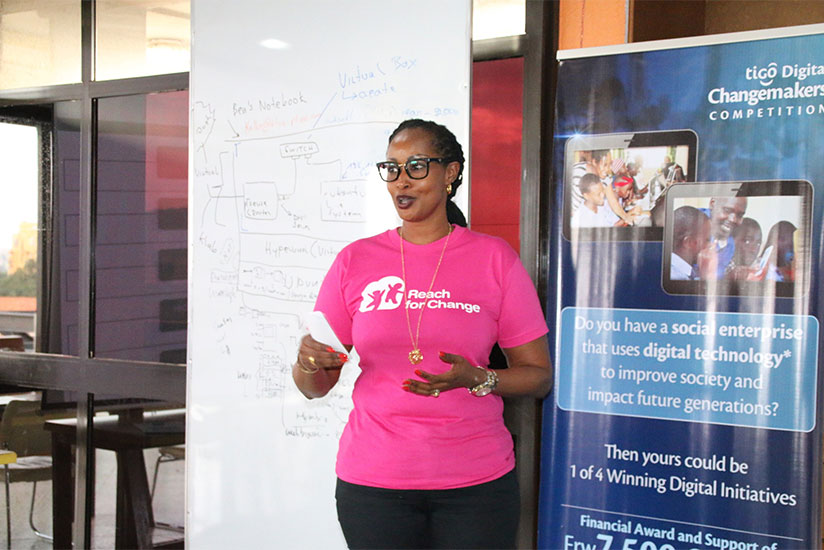 Tigo Deputy CEO, Chantal Kagame, officially launched the Tigo Digital Changemakers competition.