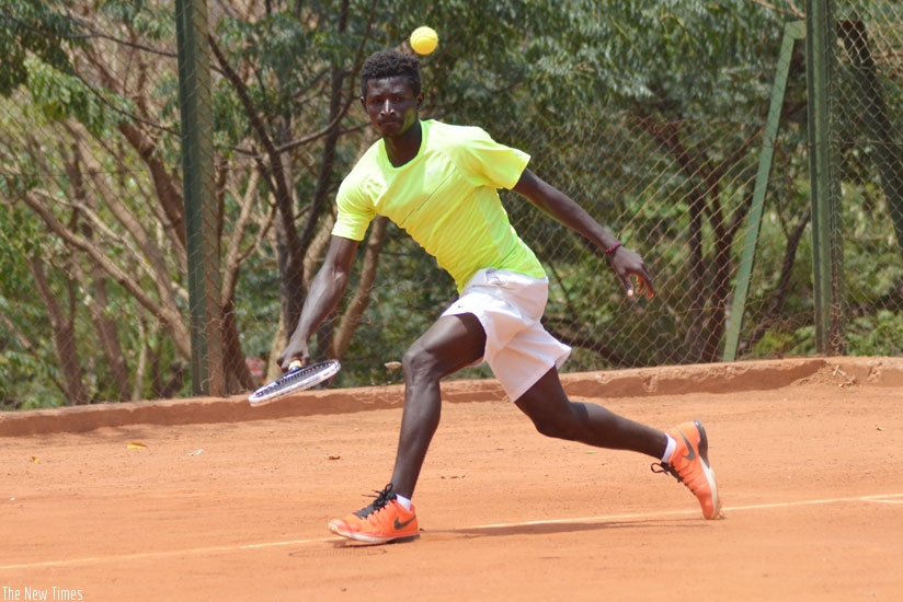 Ernest Habiyambere is one of the youngsters that will represent Rwanda at this yearu2019s ITF CAT 18 & under East African Junior Circuits. (Sam Ngendihimana.)