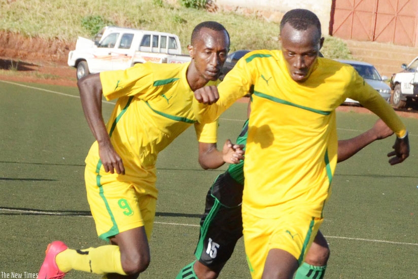 AS Kigali midfielder Eric Nsabimana  in action in a past league game. The City of Kigali side lost their opening league tie to Sunrise last week. (Sam Ngendahimana.)