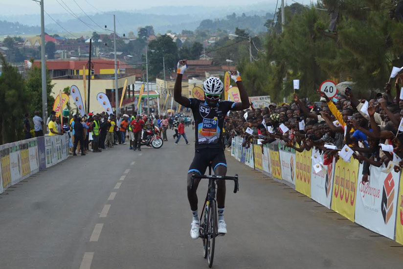 Jean Bosco Nsengimana, the winner of Kivu Belt from Karongi to Rusizi. / Sam Ngendahimana