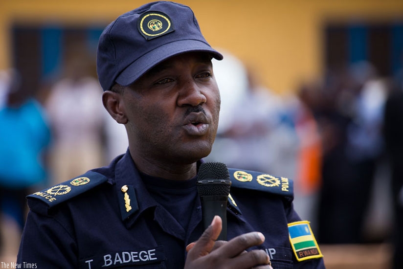 Theos Badege was yesterday appointed Rwanda National Police  Spokesperson. (File)