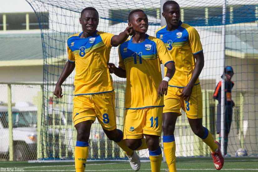 Itangishaka (L) will lead Rwanda U20 attack at the COSAFA tournament. (File photo)