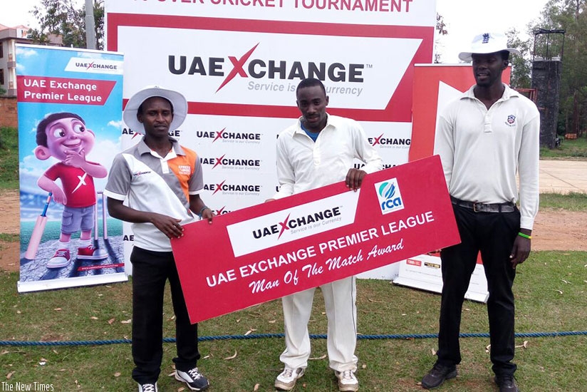 RCA-Development team star man David Uwimana was named man of the match after he scored 55 runs in 49 balls and took 2 catches. rn