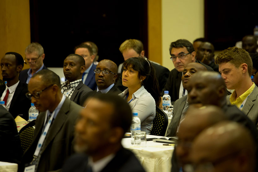 Delegates follow proceedings at the iPAD summit yesterday. / Timothy Kisambira