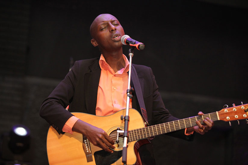 Aime Uwimana performs during the concert. (Courtesy Photos)
