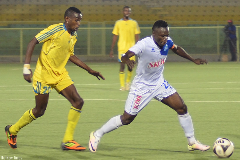 Pierrot Kwizera has impressed since joining Rayon Sports, helping Djuma Masudiu2019s side to the Peace Cup glory last season. (File photo)