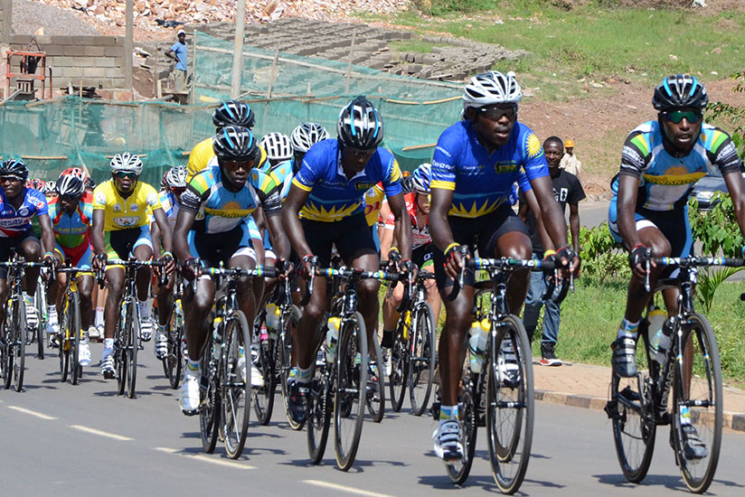 Rwandan riders, seen here leading a peloton during last year's Tour du Rwanda, are expected to shine in what promises to be a more competitive edition. / Sam Ngendahimana