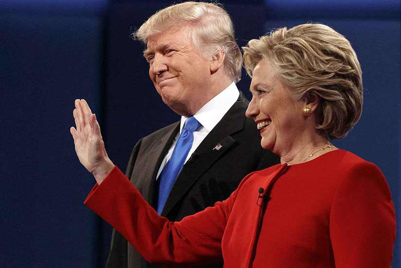 Trump and Clinton. / Internet photo