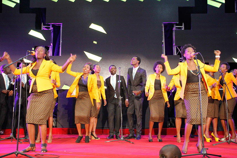 Alarm Ministries during a past event. The group is set to perform at Kigali Convention Centre tomorrow. / File