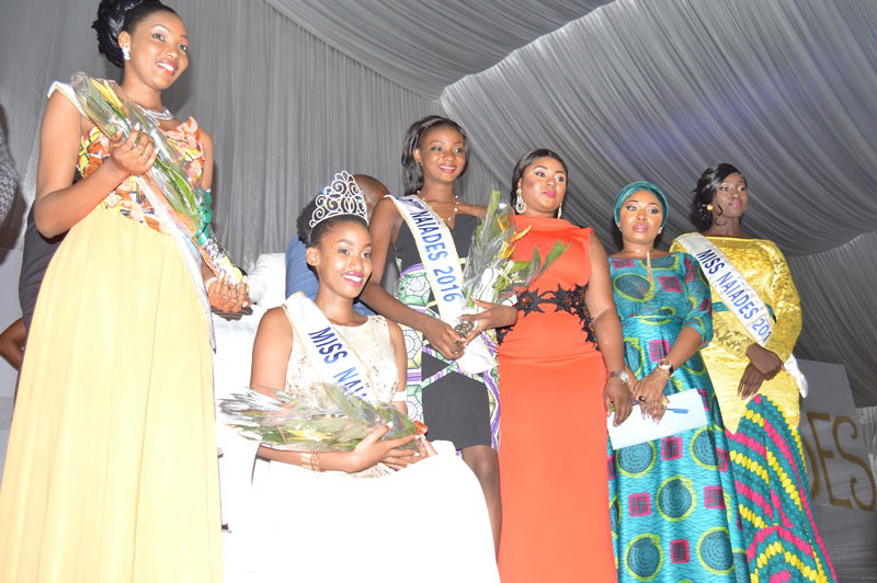A winner's smile. Miss Kwizera smiles upon being crowned Miss Naides 2016 in Cotonou last week. / Courtesy