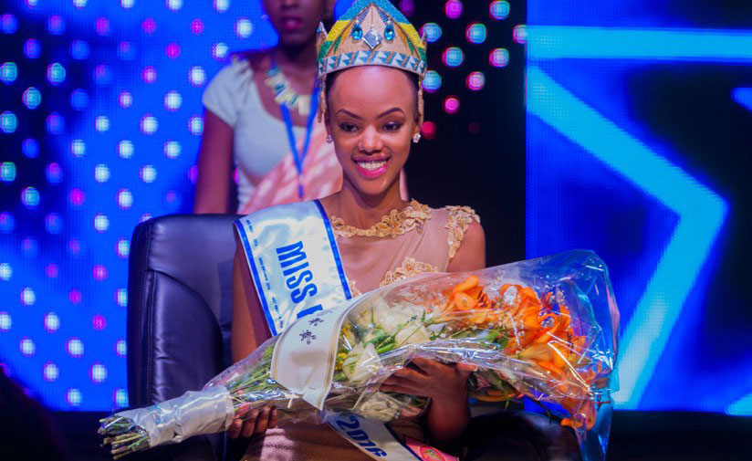 The outgoing Miss Rwanda Jolly Mutesi. / File