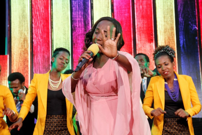 Chance Mbanza performs at a past concert in Kigali. / Donata Kizza