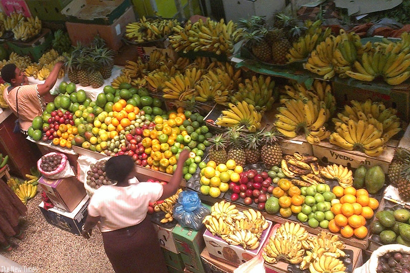 Rwanda produces a lot of foodstuffs, but some of the supermarket chains and restaurants operating in the country still import food. (File)
