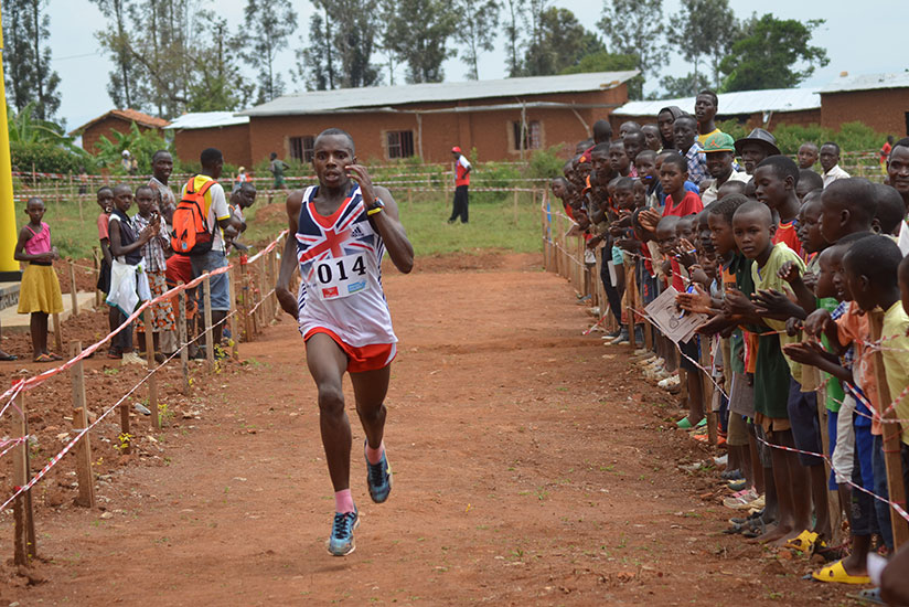 Jean Marie Vianney Myasiro during a past race. / Internet photo