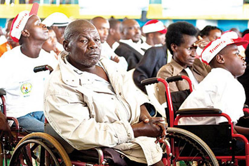 People living with disabilities at a past function. / File