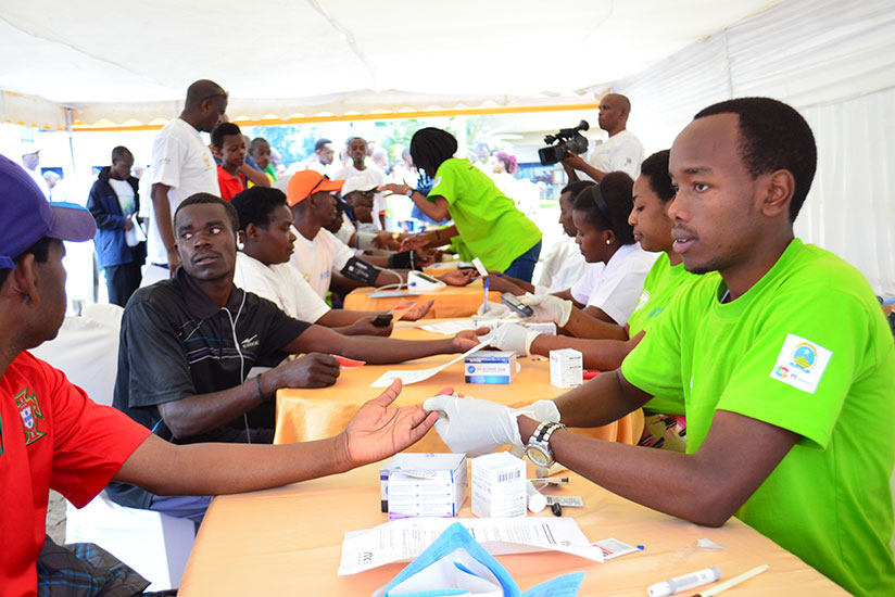 People being tested for diabetes. / Courtesy photo