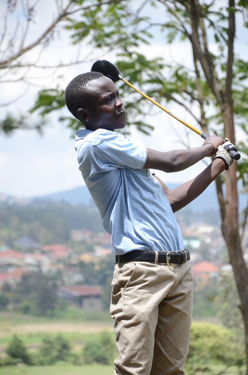 Nsanzuwera made his debut in Rwanda Open last year finishing in the eighth place. / Sam Ngendahimana