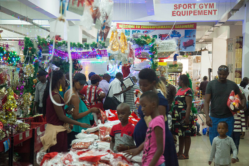 Consumers buy Christmas stuff.