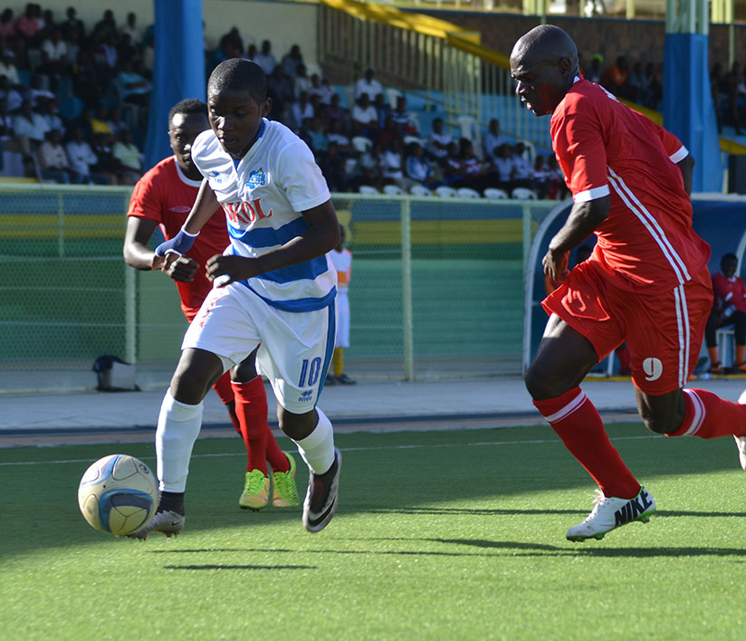 Nahimana netted his first hat-trick of the season to take his tally to nine in ten matches as Rayon Sports beat Musanze 4-1 on Saturday. / Sam Ngendahimana