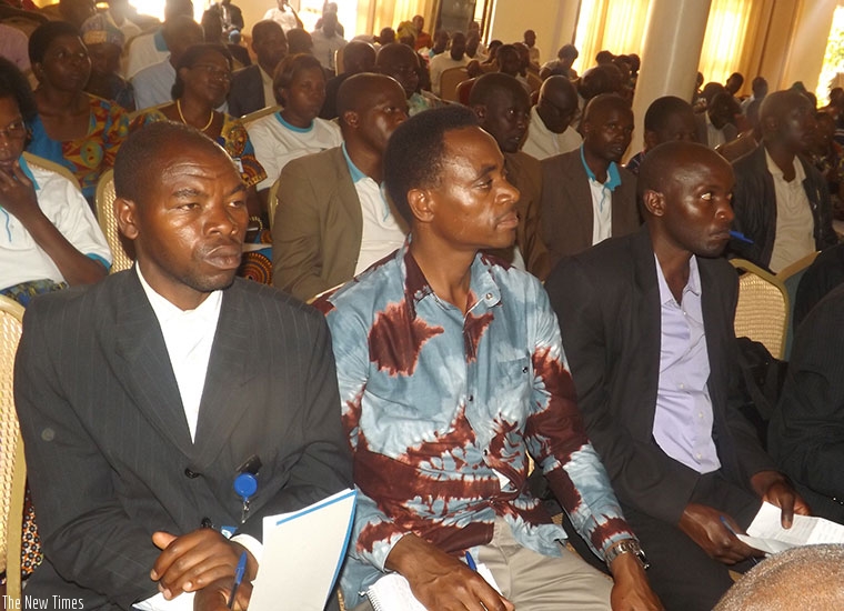 Many teachers said the cooperative should find tangible remedies to recover the money loaned so far. (Photos by Eddie Nsabimana.)