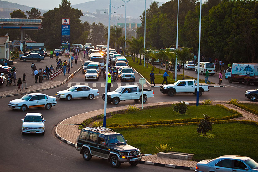 Traffic at Gisementi in Gasabo District. / File