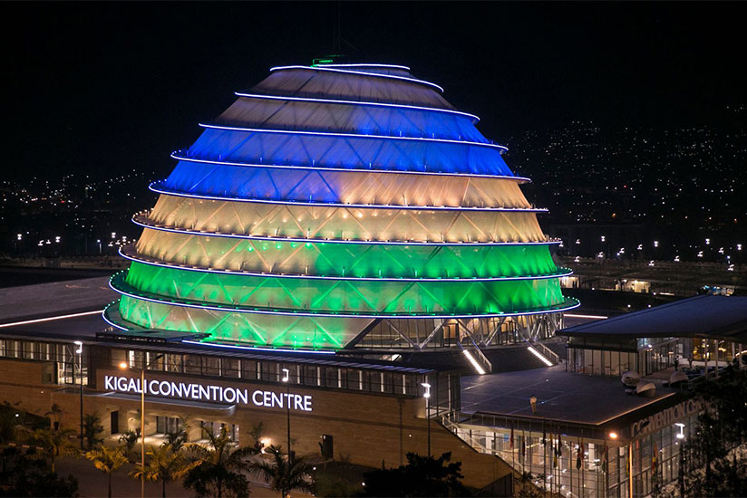 Kigali Convention Centre is one of the venues expected to display New Year's Eve fireworks. / Internet photo