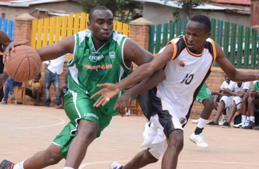 Pascal Karekezi, left, seen here in action against APR in a previous league game, has signed for the army side in a one-year deal. / File