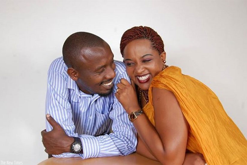 Aline Gahongayire with former husband