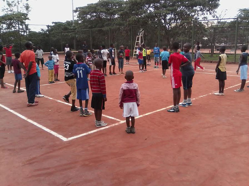 Holiday makers from various schools around the City of Kigali are taking part in several sports activities. / Jejje Muhinde
