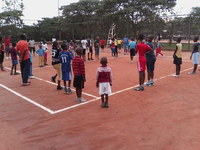 Holiday makers from various schools around the City of Kigali are taking part in several sports activities. / Jejje Muhinde