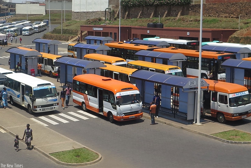 Buses wait for passengers at Downtown bus terminal. Public transport users were not satisfied with the services provided by most bus companies, with about 632 complaints lodged aga....