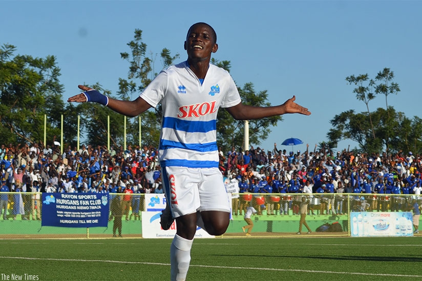 Rayon Sports Burundian youngster Shassir Nahimana is the league top scorer with 11 goals in 12 matches. / S. Ngendahimana