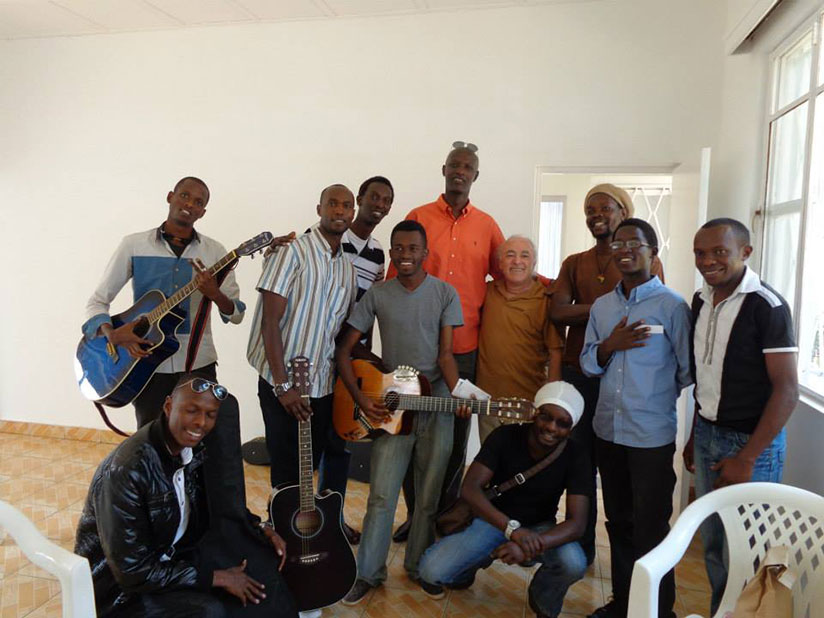 Simba jazz  band members in a group photo. / Courtesy